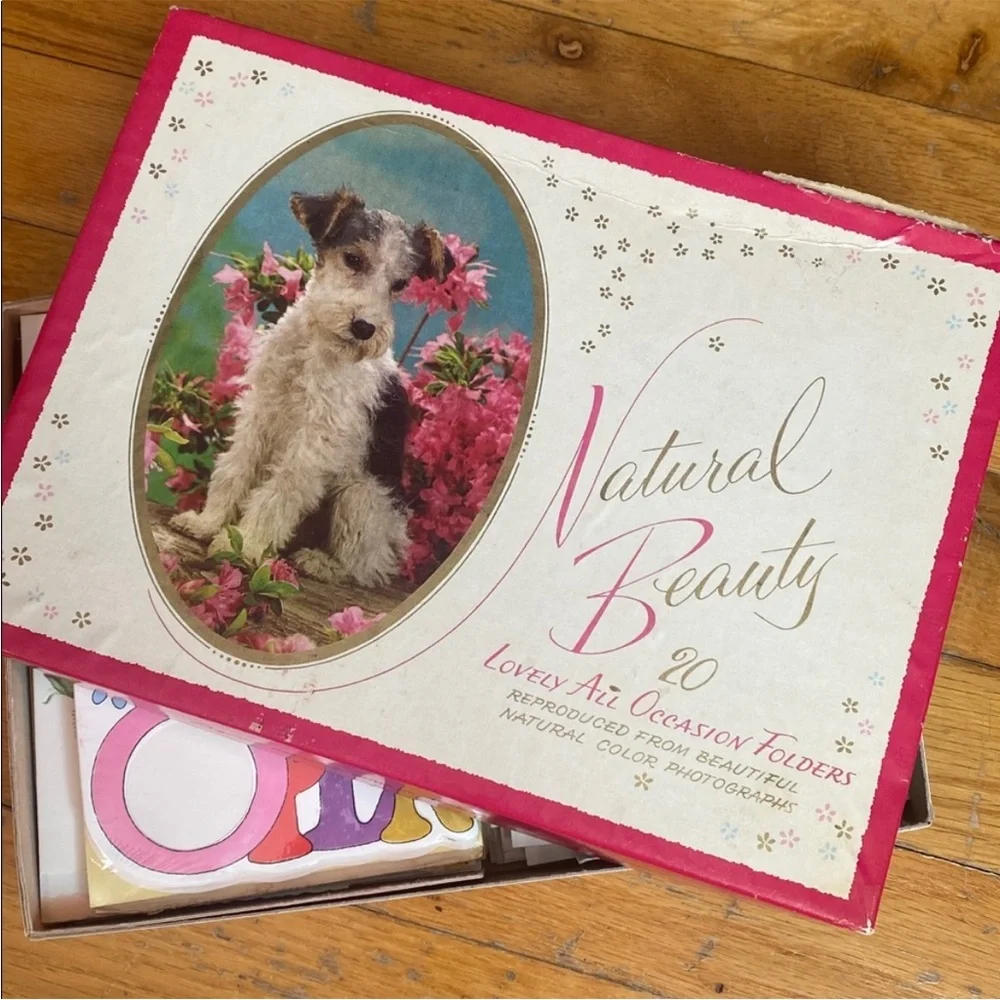 Box of 1960's Miscellaneous Vintage Greeting Cards